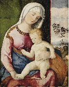 Giovanni Bellini La Madonna col Bambino oil painting artist
